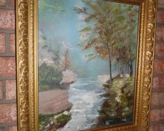 Nice scenic framed print