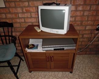 Electronics, and TV stand too