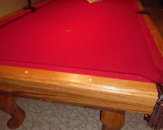 3 piece slate pool table