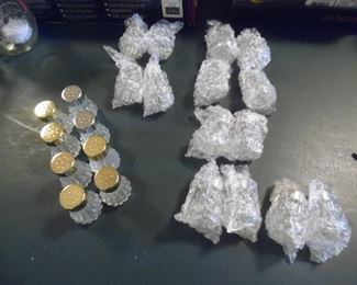 Lots of matching salt and pepper sets