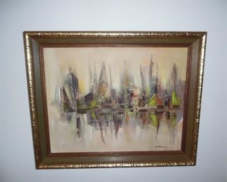 Wonderful sailboat scene