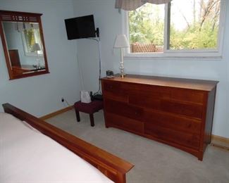 Solid wood Mission Style long dresser