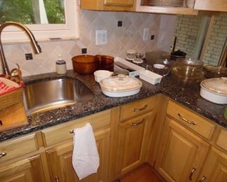 Lots of pots and pans and casserole dishes too