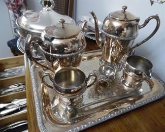 Wonderful silverplate, coffee or tea service set