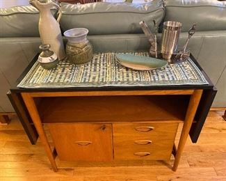 MCM! Heritage drop leaf  bar.