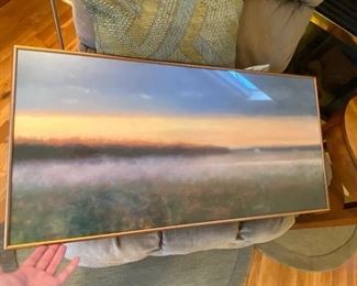 "Mist Hovering" Framed Print by M.K. Hurley