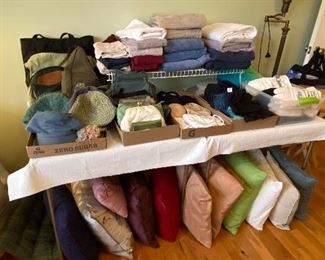 Winter Hats, Throw Pillows, Towels, Gloves, Small Purses