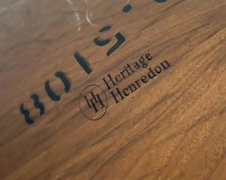 Label to MCM dining table 