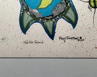 "Turtle Island" Art by Kelly Jonathon, Signed