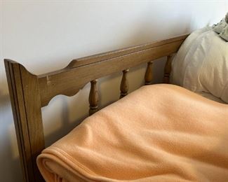 Vintage Full Bed Frame with very nice mattress set