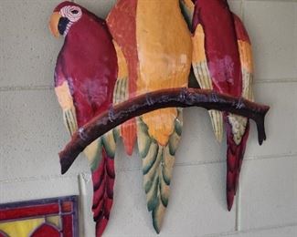 Parrot wall art