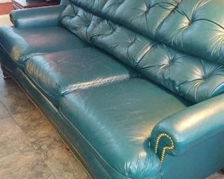 Beautiful Leather Sofa. Full disclosure with normal wear on cushions. priced to move at 325.00 available for IMMEDIATE PURCHASE.