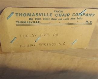 Thomasville chair collection brand DINING ROOM TABLE, CHAIRS & BUFFET from local furniture store Fuquay-Varina (Fuquay Springs)