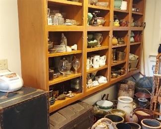 Vintage outdoor garden items.