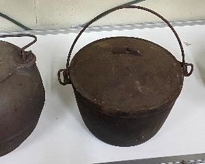 Cast Iron Kettle and Pots