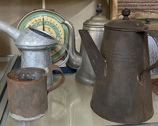 Old Tinware Kitchen Items