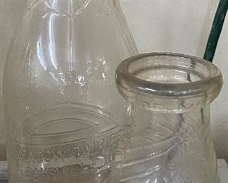 Assorted Milk Bottles