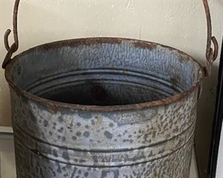 Enamelware Bucket