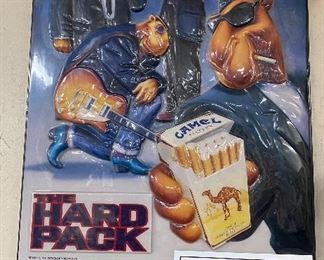 Joe Camel Hard Pack Advertising Scroll Signs