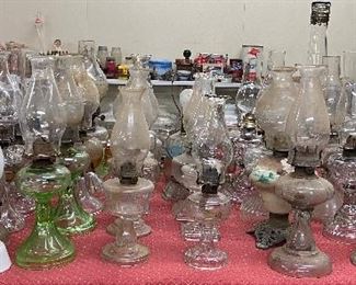 Numerous Oil Lamps