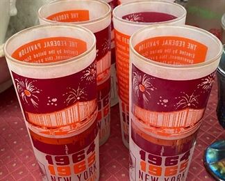 1964 New York World's Fair Glasses 