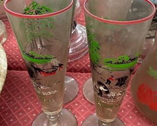 Southern Themed Glass Set