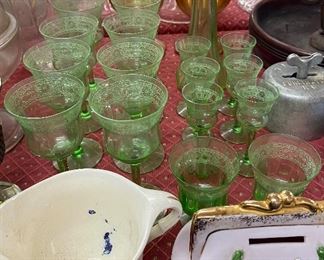 Gree Depression Glass