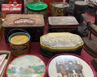 Assorted Old Tins