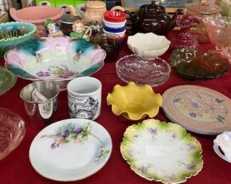 Assorted Porcelain and Glass