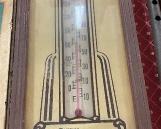 Art Deco Burtner Furniture Advertising Thermometer (Greensboro, High Point)