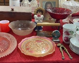 Iris and Herringbone Platter and more