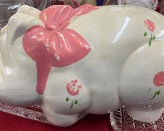 Large Vintage Piggy Bank