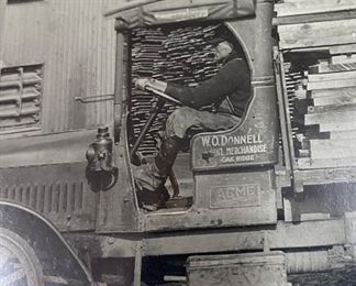 Neat Old W.O. Donnell General Merchandise Photograph Oak Ridge, N.C. (Acme Luber Truck)