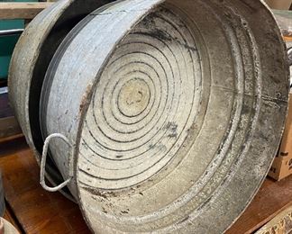 Galvanized Wash Tubs