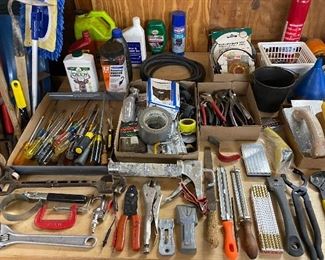 Screwdrivers and Yard Items