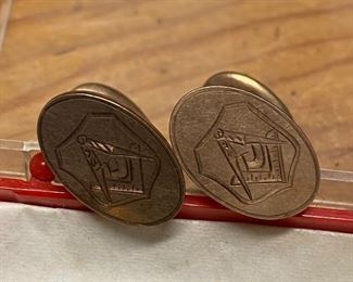 Old Masonic Cufflinks