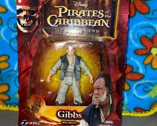Pirates of the Caribbean Gibbs Action Figure $5.00