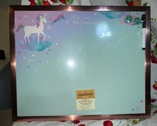 Unicorn Dry Erase Magnetic Board by Clementine $8.00