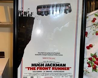 Hugh Jackman The Front Runner Movie Poster Framed 29X42 inches $25.00