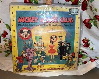 Mickey Mouse Club Record $3.00