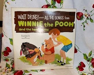 Walt Disney Winnie the Pooh Record $5.00