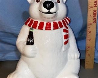1994 Coca Cola Bear Cookie Jar $12.00