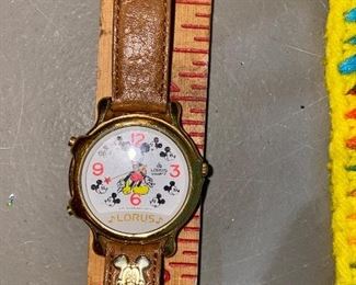 Musical Lorus Mickey Mouse Watch $30.00