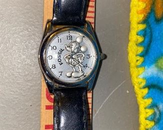Fossil Mickey Mouse Watch $18.00