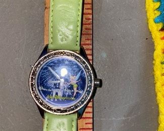 Tinkerbell Watch with Green Bands $12.00
