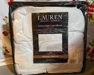 Ralph Lauren Size King Down Comforter $35.00