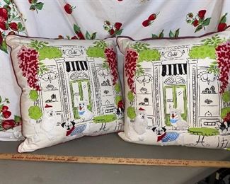 3 French Cafe NEW Pillows 20X20 $30.00