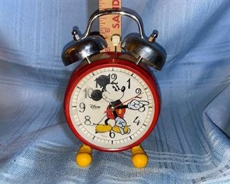 Disney Alarm Clock, Battery Operated, Missing back battery cover $5.00