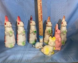 Paper Mache Rabbits $100.00 all 