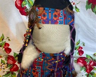 Indian Doll with Fur $10.00
